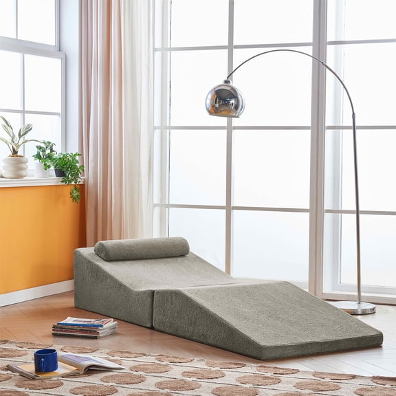 MAYEERTY High-Density Sponge Foldable Tatami Sofa Bed Multi-Use Lounge Chair No Assembly