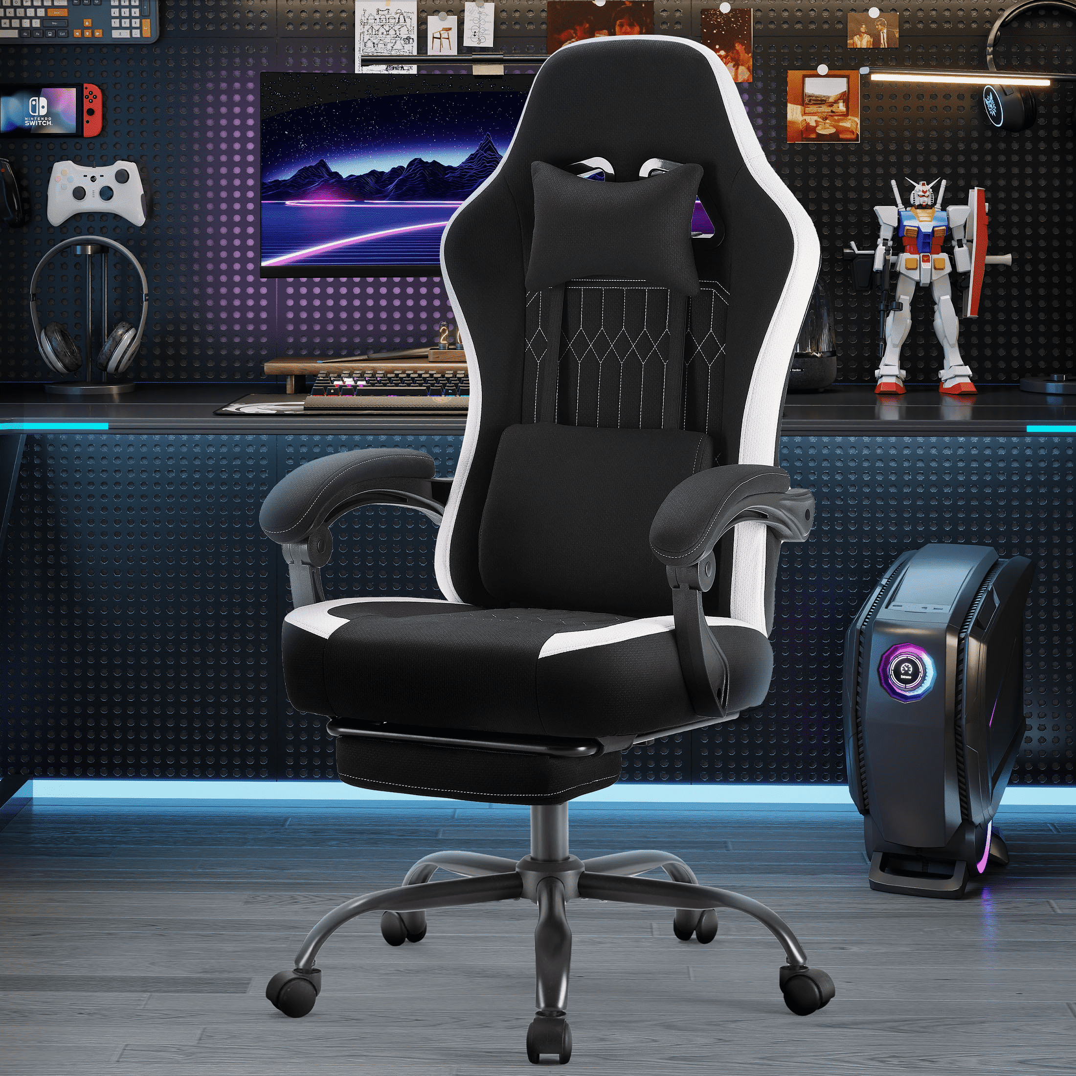 MAYEERTY Leather Conference Room Chairs, Padded Arms Reception Chairs, Comfortable Office Guest Chairs