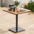 thumbnail image 1 of MAYEERTY Outdoor Patio Dining Table with Wooden Texture for Lawn, Deck, Backyard, Poolside, 1 of 9