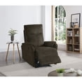 thumbnail image 1 of MAYEERTY Power Recliner Chair – Easy Control, USB Charging, Compact Design, Dark Brown, 1 of 9