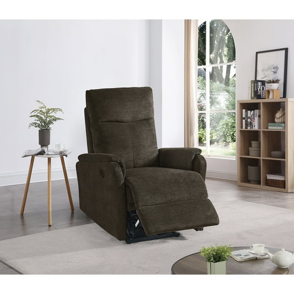 MAYEERTY Power Recliner Chair, Ergonomic Single Electric Reclining Sofa with Full Head-to-Back Support for Living Room, Bedroom, Reading Room