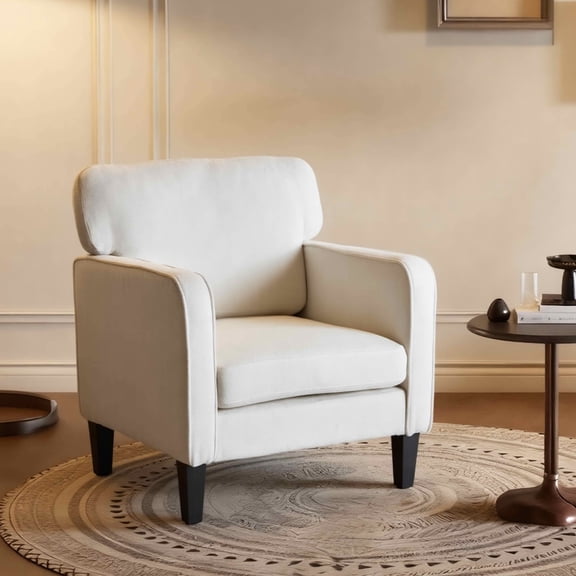 MAYEERTY Reading Chair with Armrest and Backrest Comfy Lounge Chair for Bedroom Waiting Room Reception Room