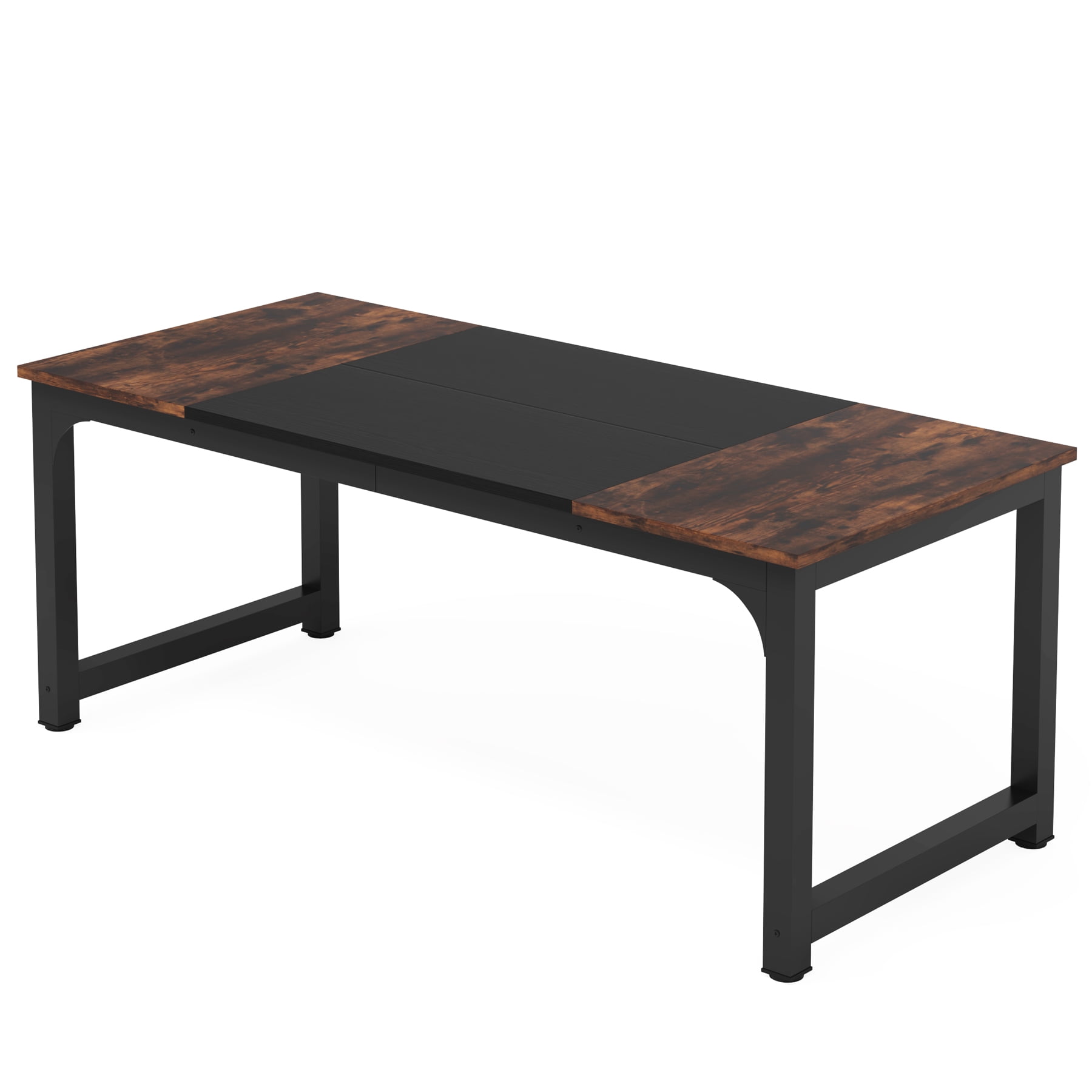 MAYEERTY 70.8 Inch Compact Conference Table, 6-Seater Office Desk with E1 Engineered Wood & 2"x2" Metal Frame