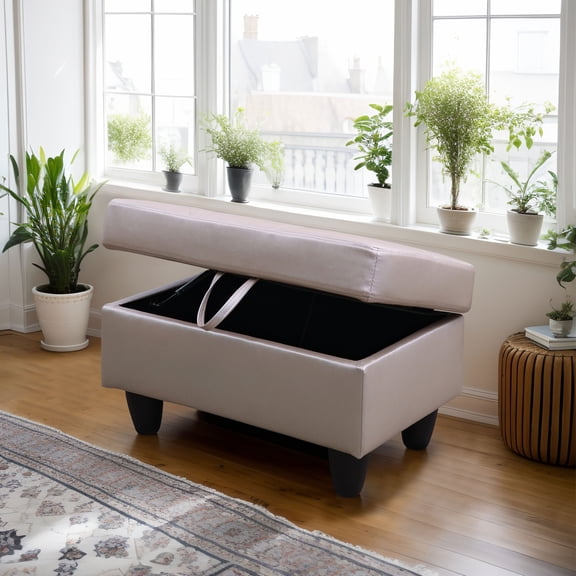 MAYEERTY Sofa Ottoman Footrest with Storage, Multi-Variant Foot Stool for Home, Bedroom, Living Room