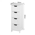 thumbnail image 1 of MAYEERTY White Bathroom Storage Cabinet, Freestanding Cabinet with Drawers, 1 of 8