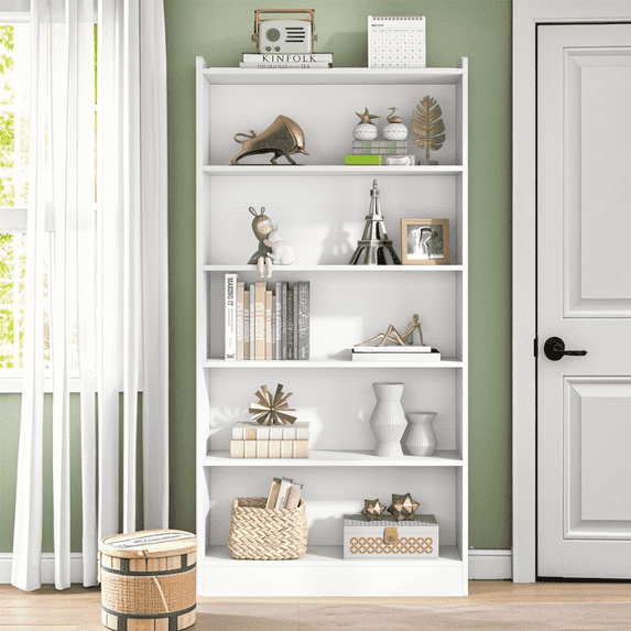 MAYEERTY Modern Open Bookshelf Ideal for Living Room Bedroom Library Classroom
