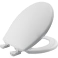thumbnail image 1 of MAYFAIR 880SLOW 000 Toilet Seat will Slowly Close and Never Loosen, ROUND, Long Lasting Plastic, White, 1 of 1
