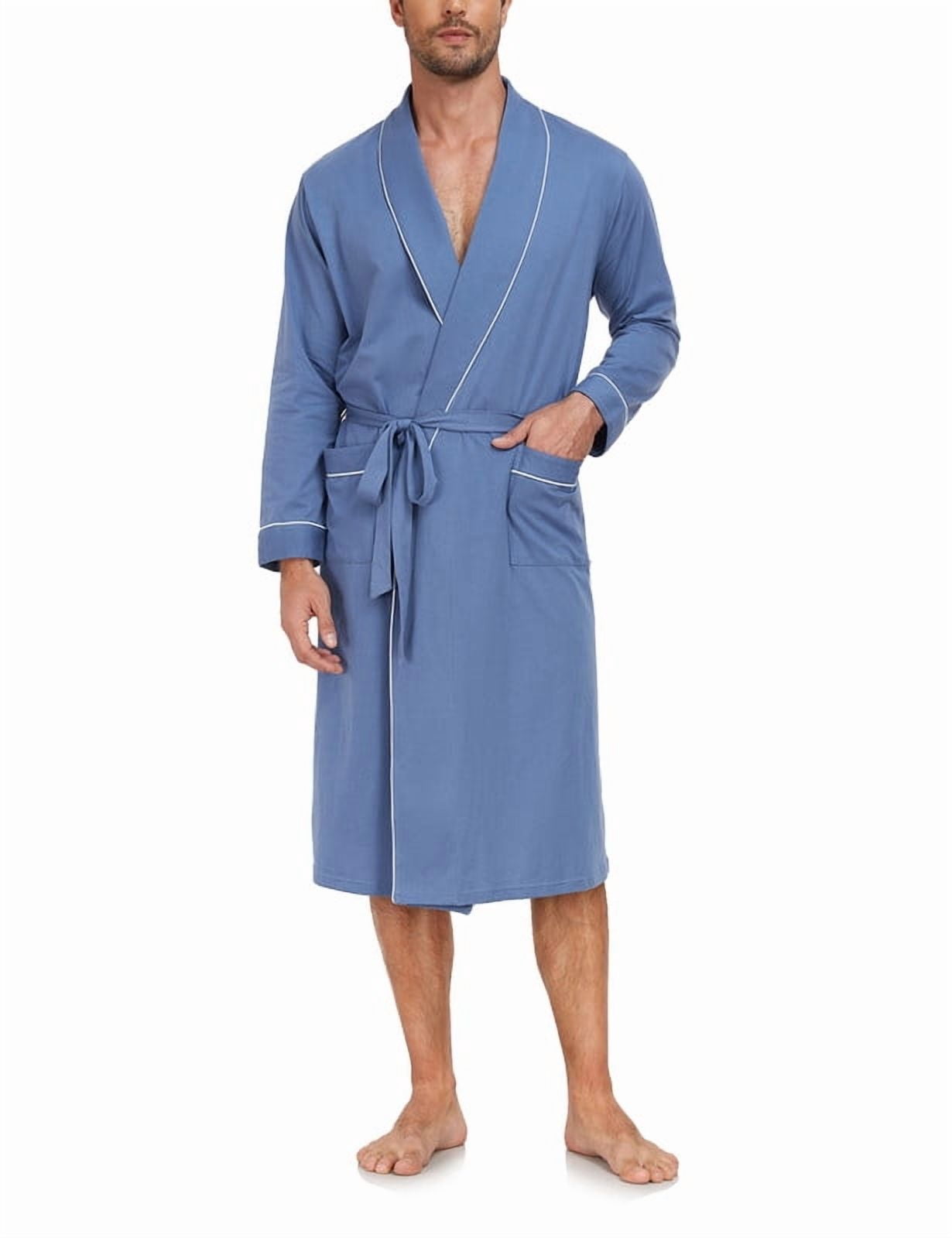 Choton Robi MAYFISH Men's Pure Cotton Robe, Lightweight and Soft, Long Summer ...