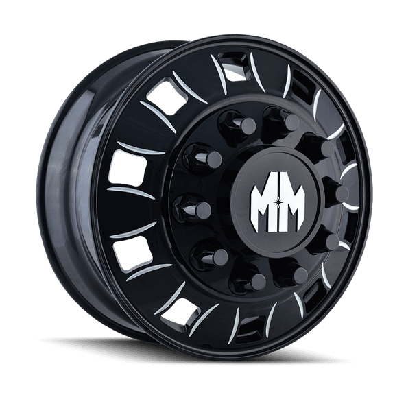 MAYHEM BIGRIG-8180 24.5X8.25 10X285.75 168ET 220.1CB INNER BLACK