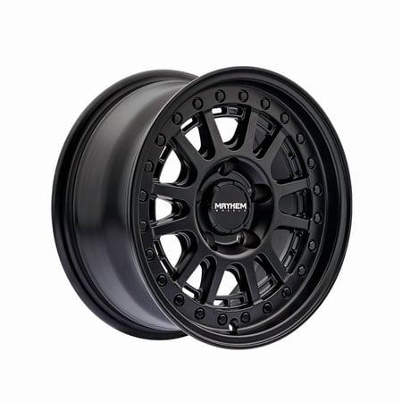 Mayhem 8305-8970MB18 Compass 8305 Matte Black Wheel - 18 x 9 in., 8-170 mm, 18 mm Offset, 125.2 mm
