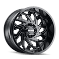 thumbnail image 1 of MAYHEM ESSEX-8112 20X9 5X127/5X139.7 18ET 87.1CB BLACK W/MILLED SPOKES, 1 of 2
