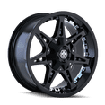 thumbnail image 1 of MAYHEM MISSILE-8060 18X9 6X135/6X139.7 18ET 106CB BLACK, 1 of 2