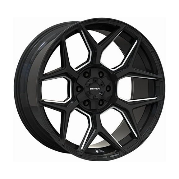 Mayhem 8119-2952GB Vanquish 8119 Gloss Black Wheel - 20 x 9 in., 5-127 & 5-139.7 mm, 78.1 mm