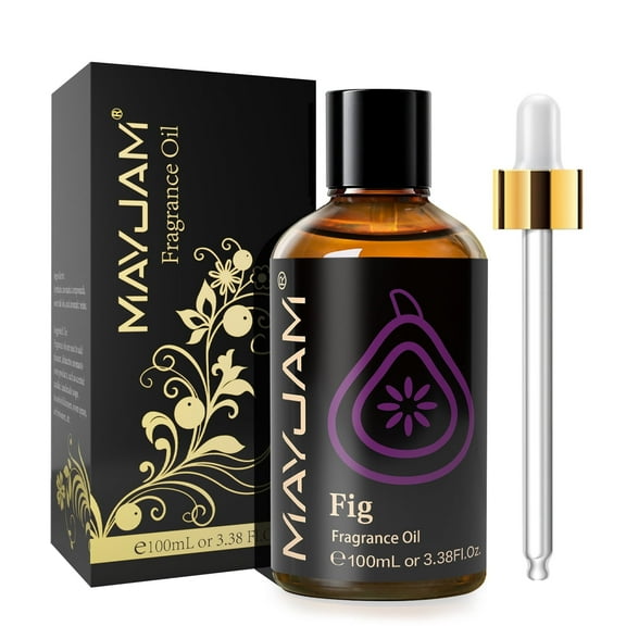 MAYJAM 100ML/3.38FL.OZ Fig Fragrance Oils for Diffusers for Home, Long Lasting Scented Oils for Diffusers, Skin Care, Bath