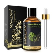 MAYJAM 100ML/3.38FL.OZ Honeysuckle Fragrance Oil for Diffuser, Candles, Soaps, Lotions