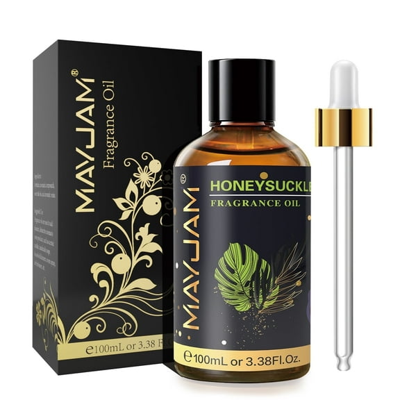 MAYJAM 100ML/3.38FL.OZ Honeysuckle Fragrance Oil for Diffuser, Candles, Soaps, Lotions