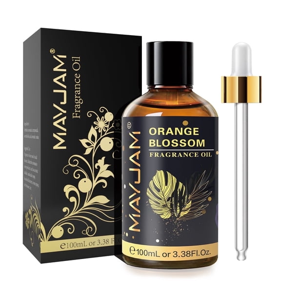 MAYJAM 3.38Fl.Oz Fragrance Oils for Candle Making, Orange Blossom Essential Oils for Diffusers Diy Candle And Soap Making, Perfume