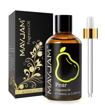 MAYJAM 100ML/3.38FL.OZ Pear Fragrance Oil for Diffuser, Candles, Soaps, Perfume, Aromatherapy