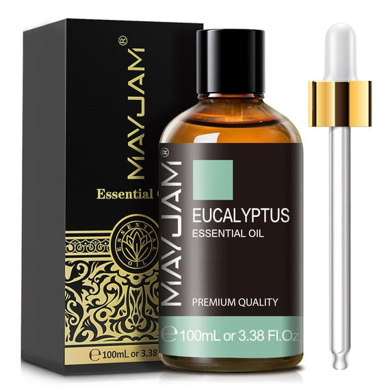 MAYJAM 3.38 fl oz Eucalyptus Essential Oil for Diffusers, Eucalyptus Diffuser Oil for Candle Making, Home Care, Fragrance, Humidifiers
