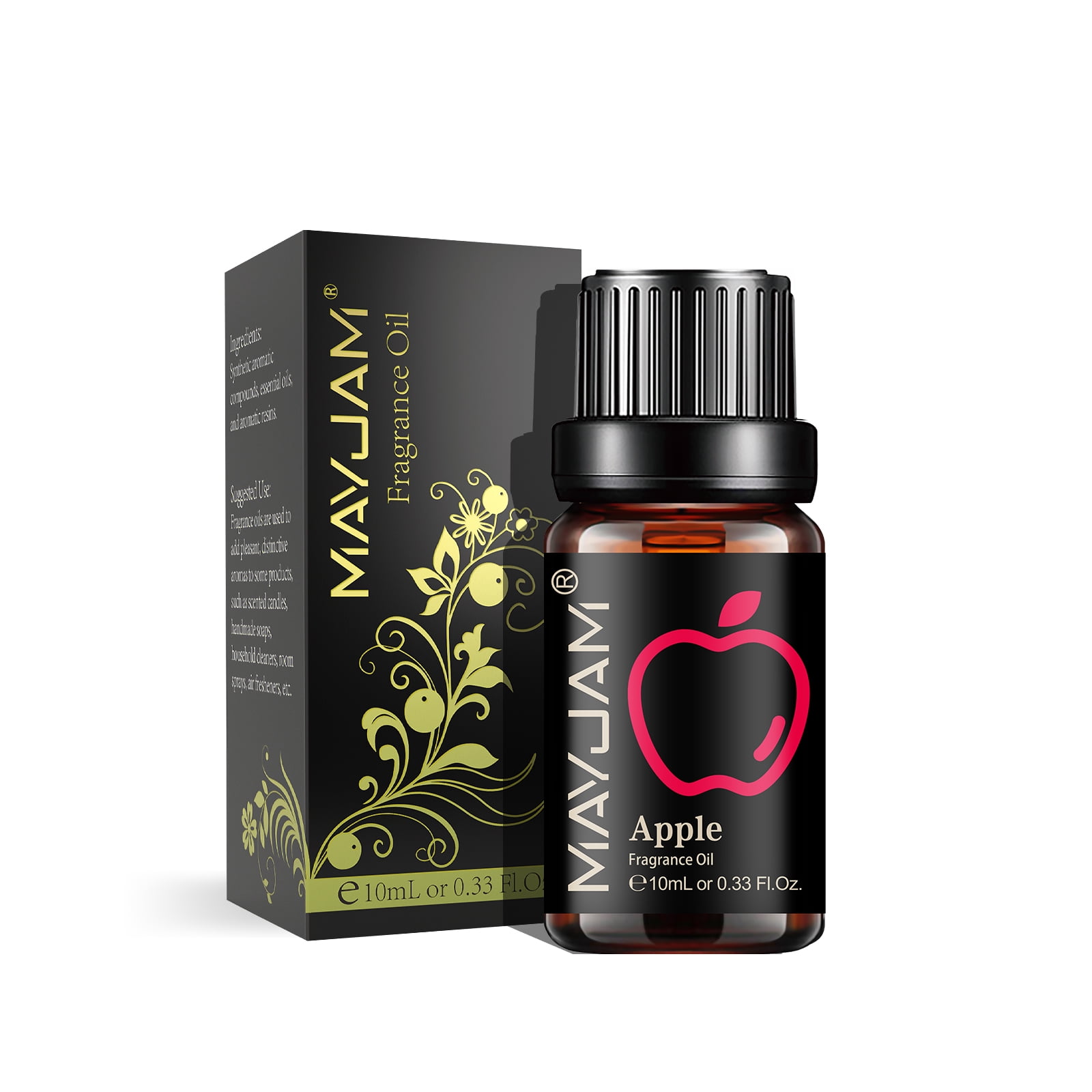 MAYJAM 10ml (0.33fl.oz) Apple Essential Oils, Therapeutic Grade