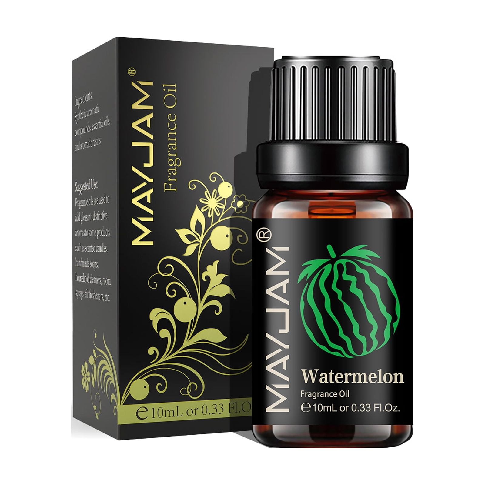 MAYJAM 10ml (0.33fl.oz) Watermelon Essential Oils, Therapeutic Grade