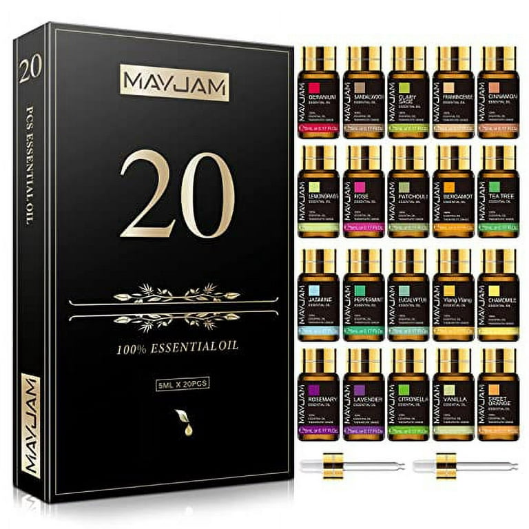  Vanilla Essential Oil, MAYJAM 10ML/0.33FL.OZ Premium Vanilla  Oils for Soap Candle Making, Diffuser, Bedroom, Living Room, Office :  Health & Household