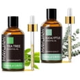 thumbnail image 1 of MAYJAM 2PCS Premium Essential Oil for Diffuser, Aromatherapy, Skin, Massage, Candle Making Fragrance, Eucalyptus and Tea Tree Oil, 1 of 9