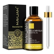 MAYJAM 3.38FL.OZ/100ML Helichrysum Essential Oils for Candle Soap Making, Aromatherapy Diffusers, Skin Care, Massage, Bath, Relaxation