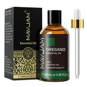 MAYJAM 100ML Oregano Essential Oil for Skin, 100% Pure And Natural Oregano Oil, Premium Grade Essential Oils for Diffuser, Aromatherapy, Soap And Candle Making
