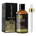 thumbnail image 1 of MAYJAM 30ML/1.01FL.OZ Ginger Essential Oils for Hair Care, Massage, Relaxation, Diffuser, Candle Making, Long Lasting Scents, 1 of 7