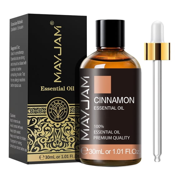 MAYJAM 30ML Cinnamon Essential Oil for diffuser, 100% Pure Cinnamon Oil