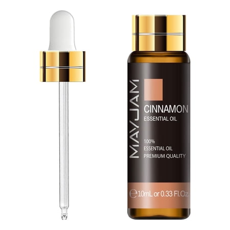 MAYJAM Pure Cinnamon Oil for Diffuser, Skin, Hair Care, Massage, Making Soap, Perfume - 10ml
