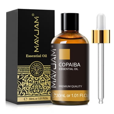 MAYJAM Undiluted Copaiba Essential Oil for Aromatherapy Diffuser Massage Skin Care DIY Soap Candle Making
