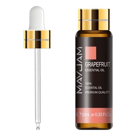 MAYJAM Grapefruit Essential Oil (10ml) Pure & Natural Grapefruit Oil for Skin- 0.33 Fluid Ounces