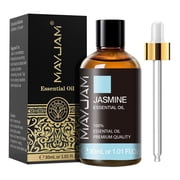 زيت MAYJAM Jasmine الأساسي، 30 مل، للاستخدام مع ناشرات الزيت، Potpourri، وناشرات العطر الفتل