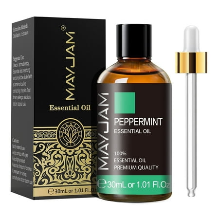 MAYJAM Peppermint Essential Oil Pure, Natural Aromatherapy, Therapeutic Grade Healthy Care 30ML