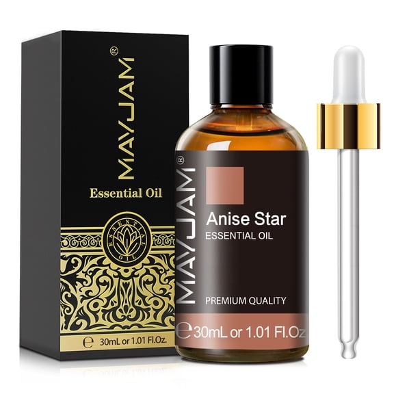 MAYJAM Star Anise Essential Oil 100ML, Aromatherapy Oil for Diffuser, Potpourri, Wicking Fragrance Diffusers
