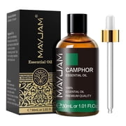 MAYJAM 30ml Camphor Essential Oils, Natural Camphor Oil for Diffuser, Face, Skin Care, Aromatherapy, Hair Care, Scalp and Body Massage