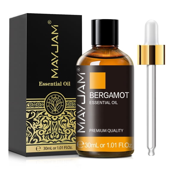 MAYJAM 30ml Pure Bergamot Essential Oil for Candle Making, Diffusers, Potpourri, and Wicking Fragrance Humidifier