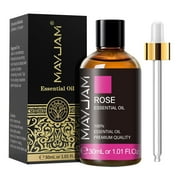 MAYJAM Pure Essential Oil, Rose, 30ML, Therapeutic Grade, for use with Oil Diffusers, Potpourri, and Wicking Fragrance Diffusers