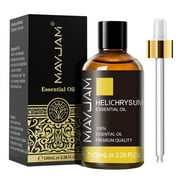 MAYJAM Pure Helichrysum Essential Oil, 100ML, Therapeutic Grade, for use with Oil Diffusers, Potpourri, and Wicking Fragrance Diffusers