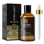 MAYJAM Pure Myrrh Essential Oil,100ML, Therapeutic Grade, for use with Oil Diffusers, Potpourri, and Wicking Fragrance Diffusers