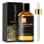 MAYJAM Ylang Ylang Essential Oil 100ML, 100% Pure Undiluted Aromatherapy Oil for Diffuser, DIY Soap Candle Making