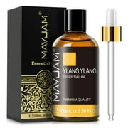 MAYJAM 100ML Ylang Ylang Essential Oils for Diffuser, Aromatherapy, Soap And Candle Making, 100% Pure