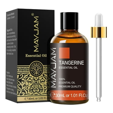 MAYJAM Tangerine Essential Oils for Diffusers, 1.01FL.OZ/30ML Tangerine Oils Perfect for Candle Making, Skin Care, Massage, Relaxation