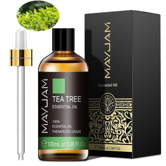 MAYJAM Tea Tree Essential Oil, 100% Pure and Natural, Perfect for Skin Care and Massage - 100ML