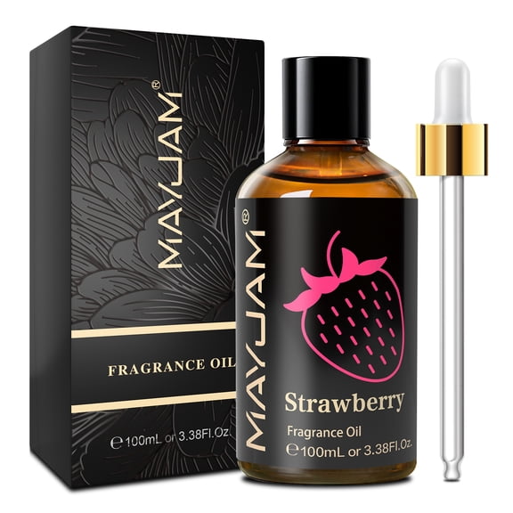 MAYJAM Universal Fragrance Oil, 3.38 Fl Oz Sweet Strawberry Scented Oil for Diffusers, Candle Making