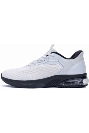 Men’s Slip-On Walking Shoes – Cushioned Sole Strong Heel Easy to Clean Running Shoes for Daily Commutes