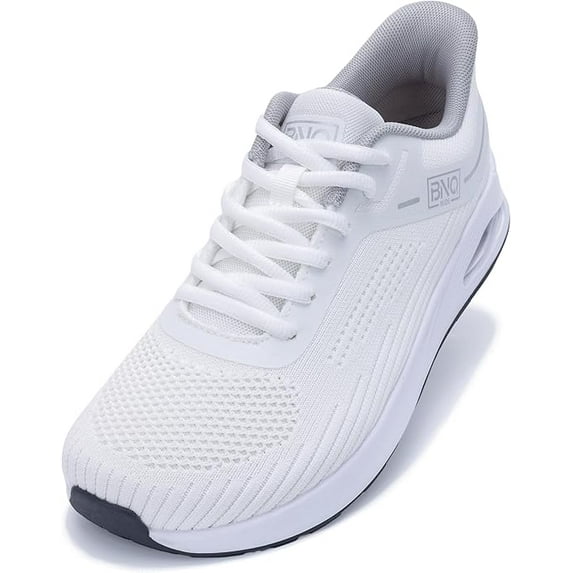 MAYKX Wide Toe Box Womens Walking Shoes with Arch Support | Slip On Tennis Shoes | Orthotic Sneakers for Plantar Fasciitis Size 6-11