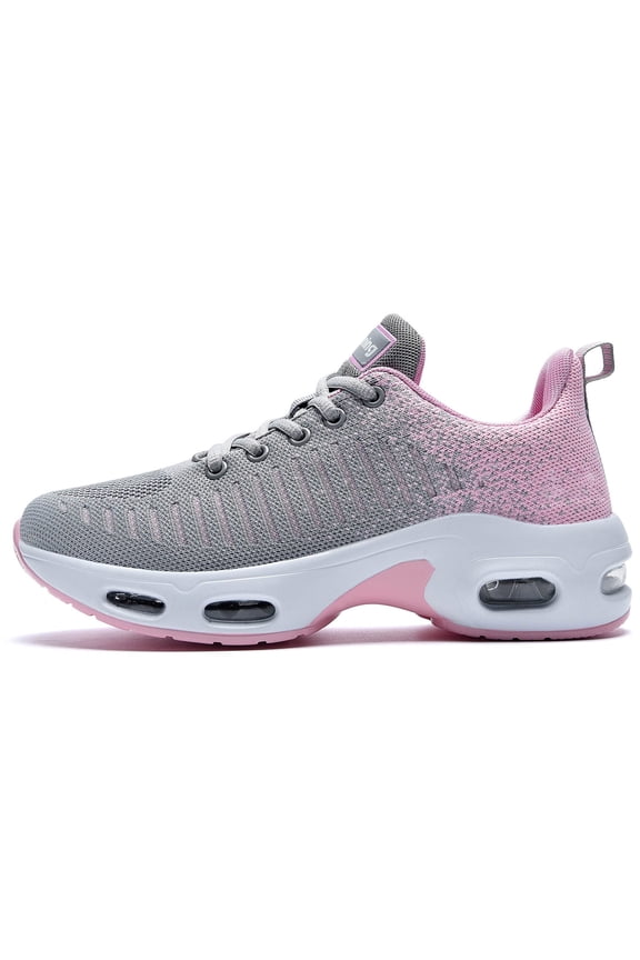 Women Athletic Running Shoes, Lightweight Breathable Fashion Tennis Walking Sneakers